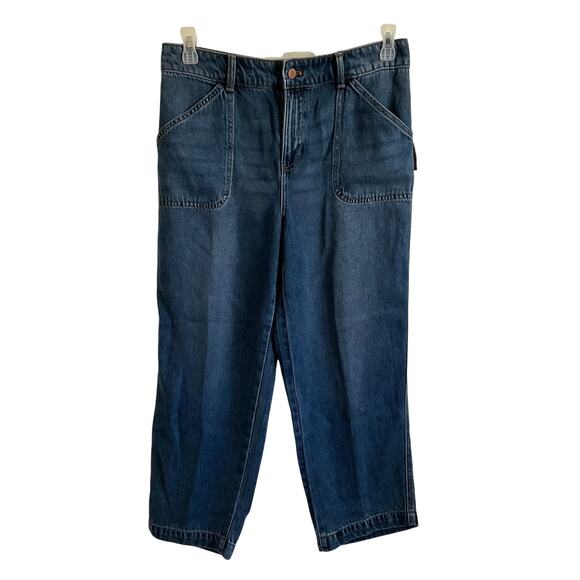 Talbots Summerweight Straight Leg Ankle Jeans - Size 8P - NEW - Picture 1 of 9